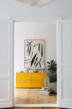 USM Haller Sideboard E2, golden yellow