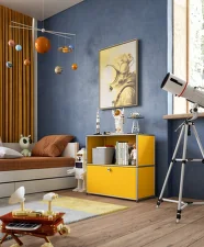 USM Haller Sideboard M62, golden yellow