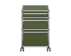 USM Haller M63 Mobile Pedestal, olive green