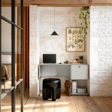 USM Haller Home Office Desk B21, light grey