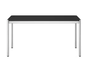 USM Haller T59 Desk, nero linoleum