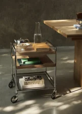 Alima Trolley NDS2, chrome / oak