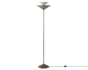 Gio Floor Lamp LN28, dark chome / emperador