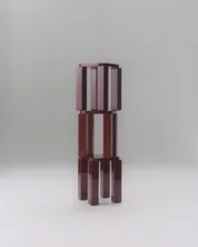 Atlas Stool, burgundy
