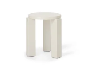 Atlas Stool Round, creme