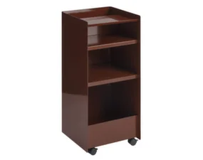Folded Trolley Tall Open, dark red