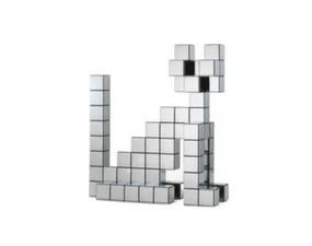 Panton Cubes Cat, chrome