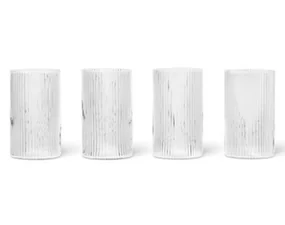 Ripple Verrines Set of 4, clear