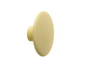 The Dots Coat Hook M, yellow-beige