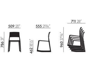 Tip Ton RE Chair, mango