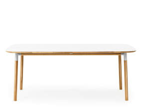 Form Table 95x200 cm Oak, white
