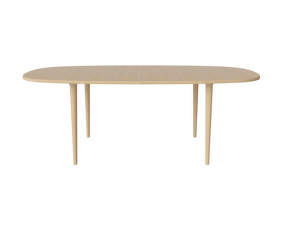 Yacht Extendable Dining Table, Cone Legs, white oak