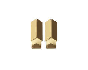 Volet Hooks, Set of 2, golden