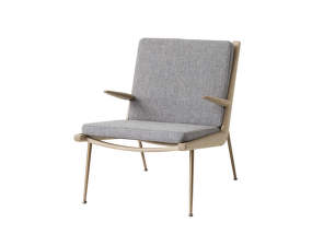 Boomerang HM2 Lounge Chair, oak/Hallingdal 130