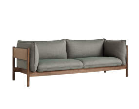 Arbour 3-seater Sofa, oiled walnut / Atlas 931