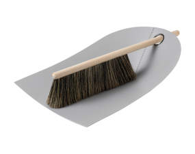 Dustpan & Broom, light grey