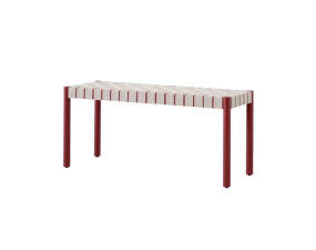 Betty TK4 Bench, maroon/natural webbing