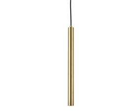 Pipe Two Pendant Lamp, brass/black