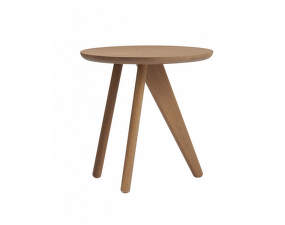 Fin Side Table, light smoked oak