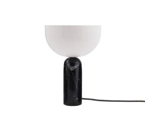 Kizu Table Lamp Small, black marble