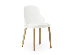 Allez Chair Oak, white leather