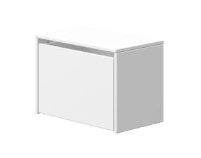Dots Storage Bench 3-in-1, white