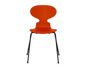 Ant 3101 Chair Lacquered, black/paradise orange