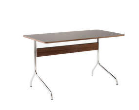 Pavilion AV16 Desk, walnut / iron linoleum