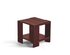 Crate Side Table, iron red
