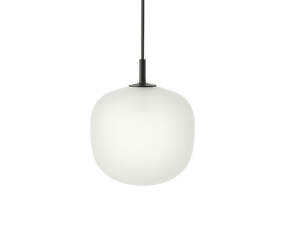 Rime Pendant Lamp Ø18, opal/black