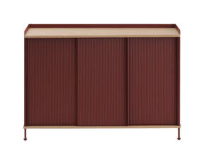 Enfold Sideboard 148x85, oak/deep red