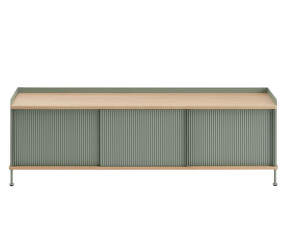 Enfold Sideboard 186x48, oak/dusty green