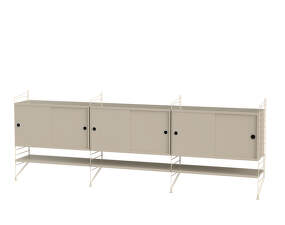 String Living Room F Shelving Set, beige