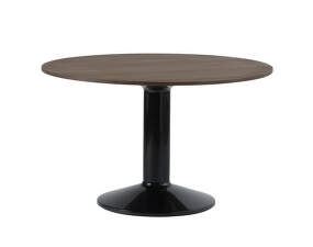 Midst Table Ø120, dark oak/black