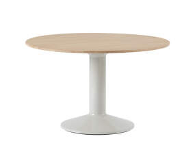 Midst Table Ø120, oak/grey