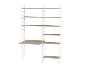 String Workspace B Shelving Set, beige