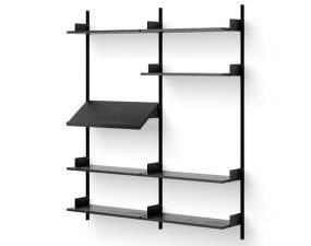 Living Shelf, black ash/black