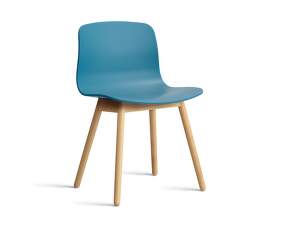 AAC 12 Chair Solid Oak, azure blue