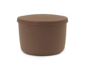 Hide Storage Pouf Small, brown