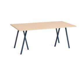 Loop Stand Table 180, oak/deep blue