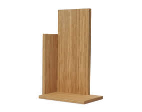Stagger Shelf Tall, oiled oak
