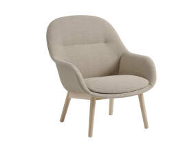 Fiber Lounge Armchair Wood, Ecriture 240/oak