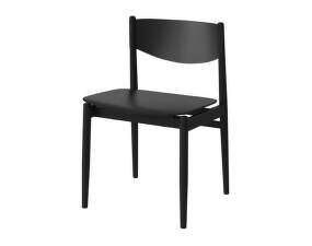 Apelle Dining Chair Back Upholstery, black/black ash