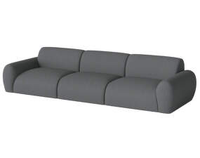 Núvol Sofa 3 Modules with 2 Small Corners, dark grey