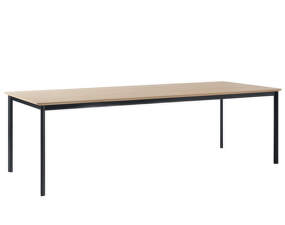 Drip HW117 Dining Table, black/lacquered oak
