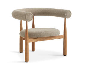 Bukowski Lounge Chair, oak/Moss 17