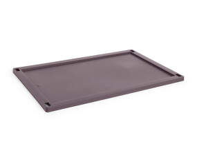 Colour Crate Lid Plastic Large, bordeaux