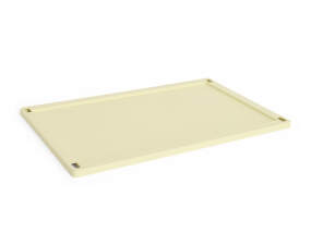 Colour Crate Lid Plastic Large, light yellow