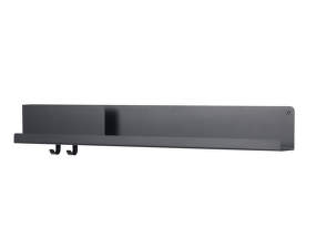 Folded Shelf L, black