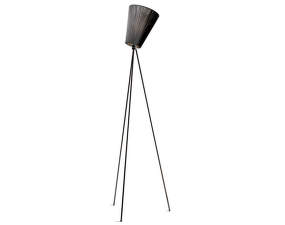 Oslo Wood Floor Lamp, black